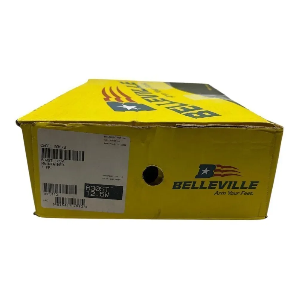 Belleville 630ST Men's 8-in ST EH USAF Tactical Boot Sage Green 12.5 W US New‎